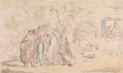 The Vicar of Wakefield: Fortune-Telling by Thomas Rowlandson
